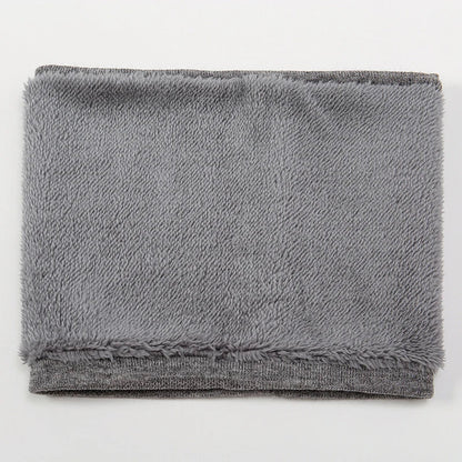 2023 Winter Warm Knitted Scarf for Women - Plush Solid Neck Ring, Men's & Women's Collar Neckerchief