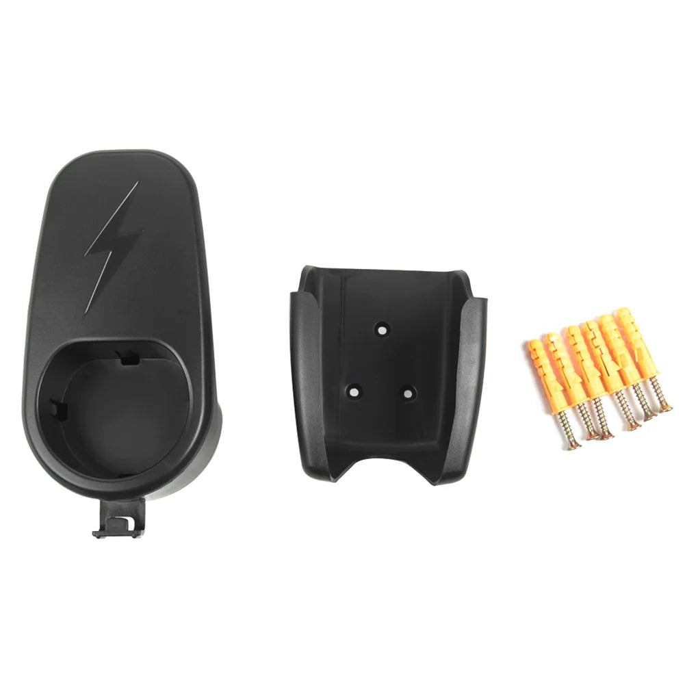 Vehicle Charger Control Holder with Chassis Bracket - Wall Stand for Tesla Model 3/Y, Charger Cable Organizer