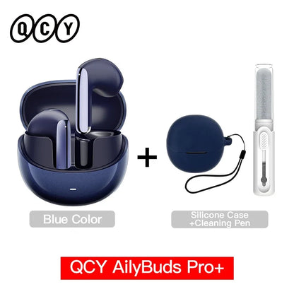 QCY HT10 AilyBuds Pro+ ANC Earbuds - Bluetooth 5.3 Wireless Hi-Res LDAC Earphones with AI Call & Multipoint Connection