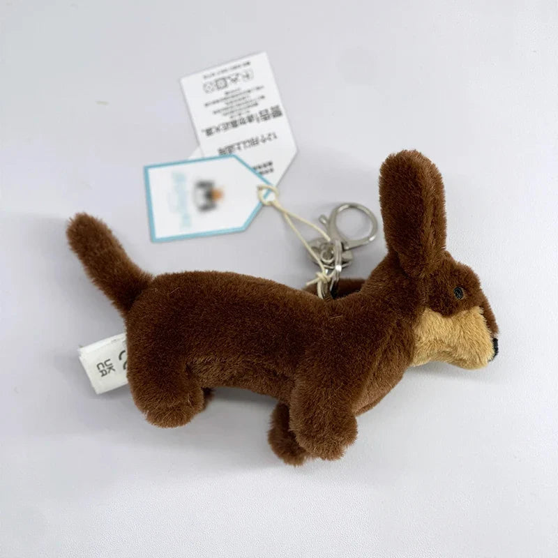 Cute Golf Ball Plush Keychain - Grape Jellyfish Hippo Elephant Bag Charm Mini Plush Toy Collection