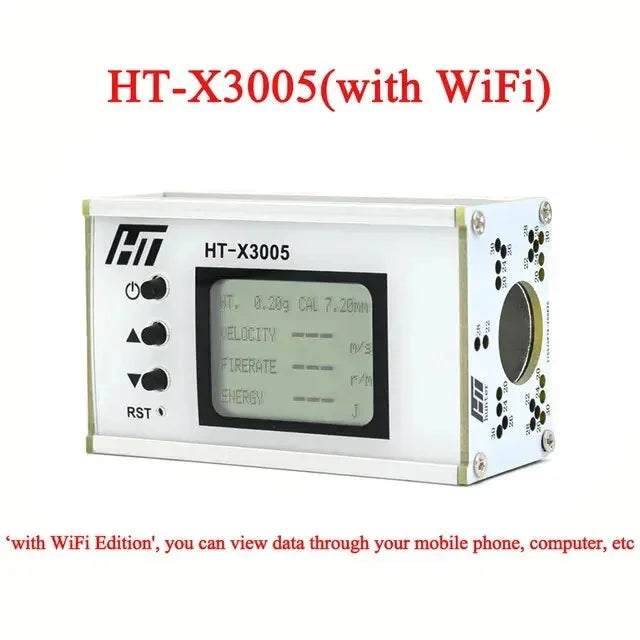 Shooting Speed Meter – Ball Velocity, Energy Measurement, Bullet Speed Tester with Backlight LCD Chronograph