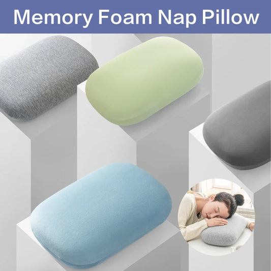 Multifunction Memory Foam Neck Pillow - Soft Slow Rebound Travel Pillow for Sleeping, Cervical Health, and Massage
