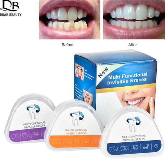 3 Stage Dental Braces Teeth Trainer for Adults – Transparent Orthodontic Alignment Corrector & Dentist Accessories
