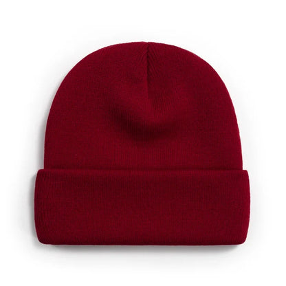 Winter Knit Beanie Hat - Warm Stretch Skull Cap for Boys Girls Adults in Black White Blue Pink & More Colors
