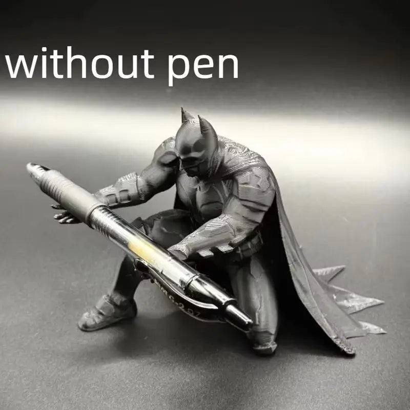 3D Printed Bat Pen Holder - Personalized Desktop Stationery Organizer & Fun Office Decor