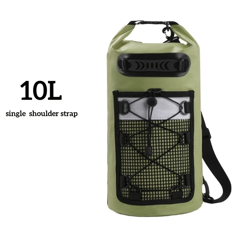 Waterproof Dry Bag Backpack 10L/20L – PVC Swimming Pack for Kayaking, Trekking, Boating, Surfing & Outdoor Use
