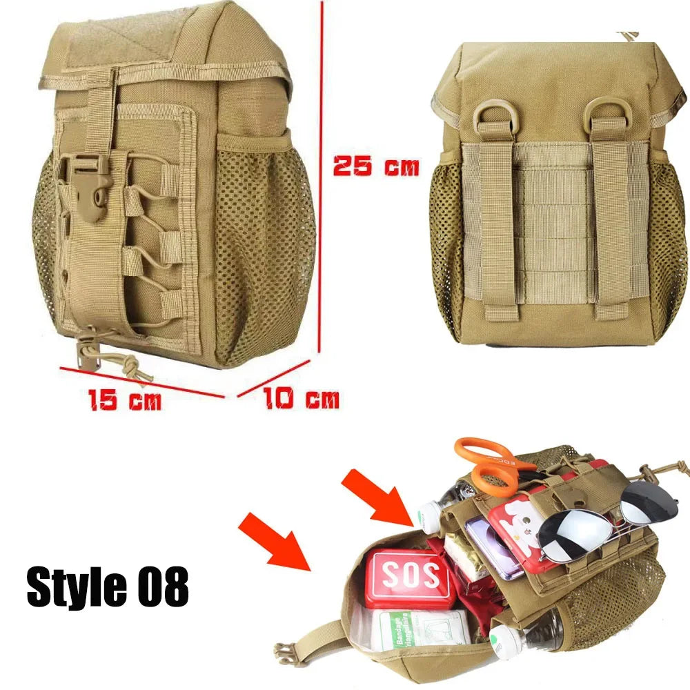 IFAK EDC Waist Bag – Outdoor First Aid & Survival Kit for Hunting, Camping, and Emergency Use