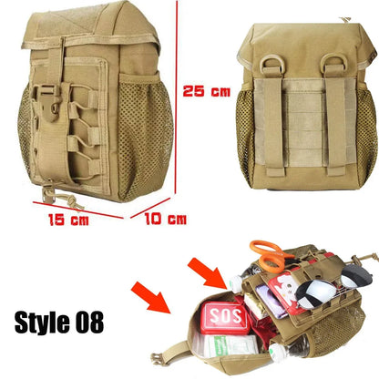 IFAK EDC Waist Bag – Outdoor First Aid & Survival Kit for Hunting, Camping, and Emergency Use