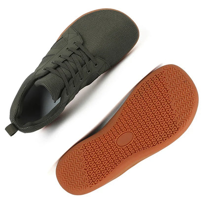 Men's Minimalist Barefoot Sneakers - Unisex Zero Drop Wide Sole Casual Shoes For Natural Comfort & Relaxation