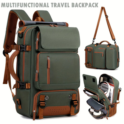 Lightweight Convertible Laptop Backpack - Large Capacity Travel, School & Business Bag