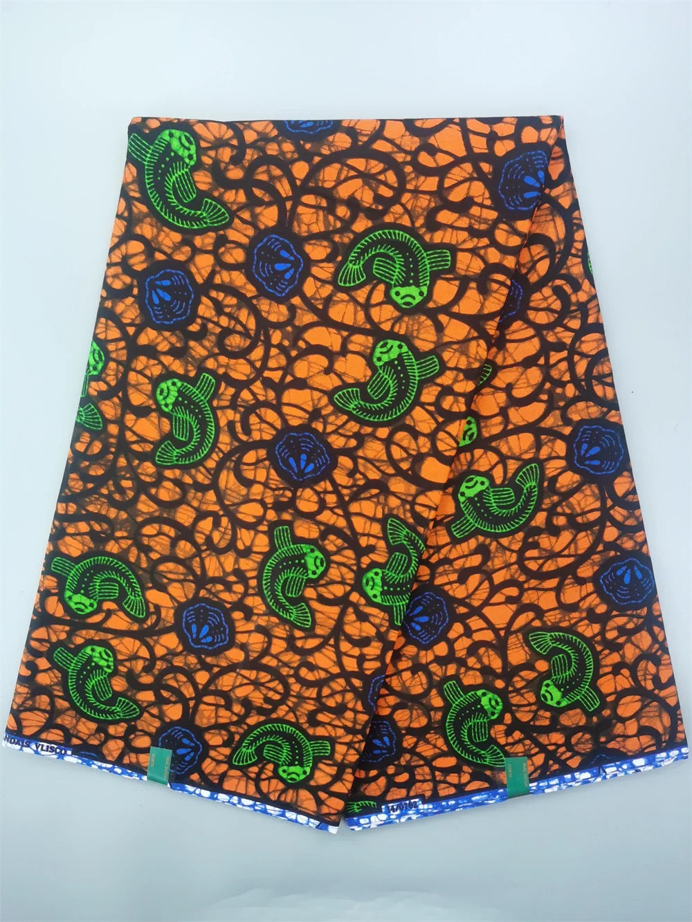 African Real Wax Ankara Fabric - 100% Cotton 6 Yards Nigerian Print Party Dress Sewing Material