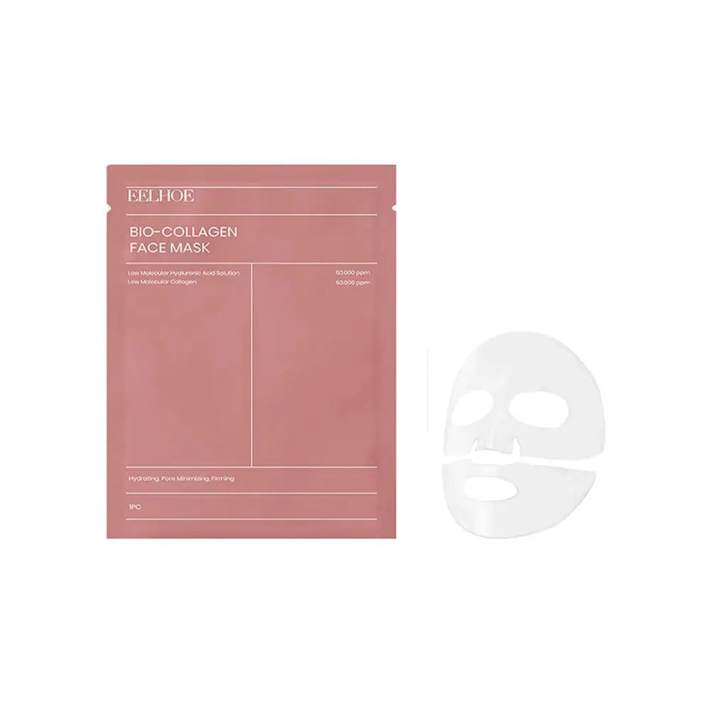 Bio Collagen Face Mask Set - Deep Hydrating Overnight Pore Minimizing Brightening Skincare
