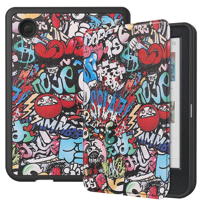 Smart Case for Kobo Clara Colour/BW/2E – Multi-Folding Stand, Magnetic Cover, Soft Back, Auto Sleep/Wake