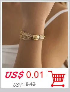Exaggerated Chunky Metal Wire Choker Necklace – Gold Punk Collar, Wide Smooth Chain, Steampunk Jewelry for Women