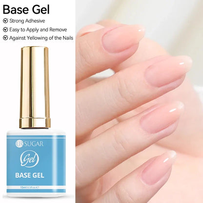 UR SUGAR 15ml Jelly Gel Polish - Milky White Translucent UV Soak Off Nail Art Varnish