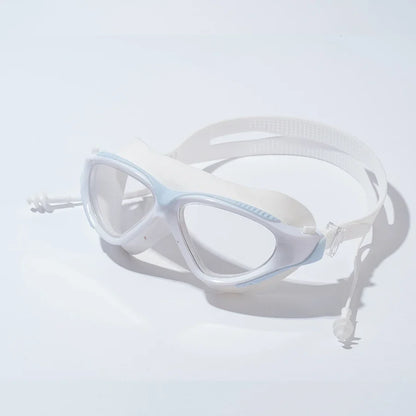 Seasprint Swimming Goggles - Anti-Fog UV Protection Waterproof Adjustable Silicone Swim Glasses