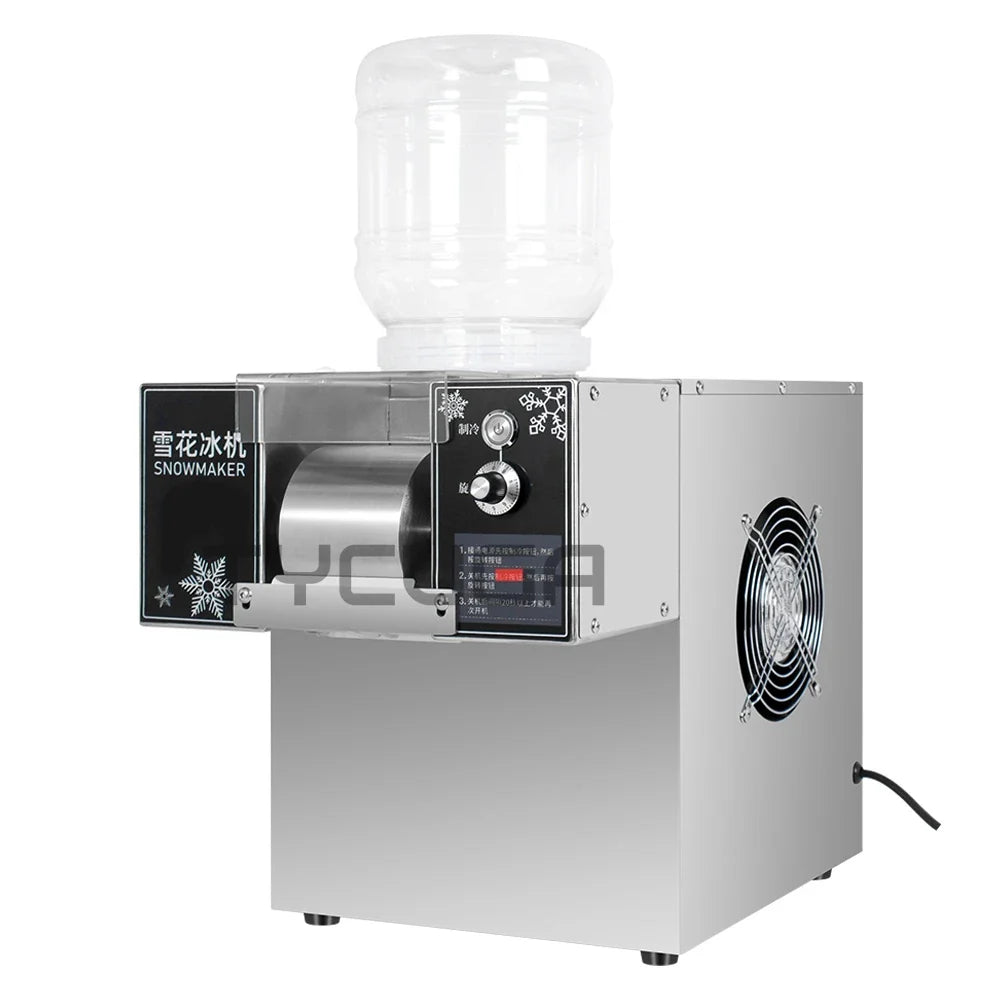 Korea Bingsu Snowflake Ice Shaver Machine – 360W 3L Ice Maker for Dessert, Includes Refrigerant, Ships to Europe, Russia, Mexico