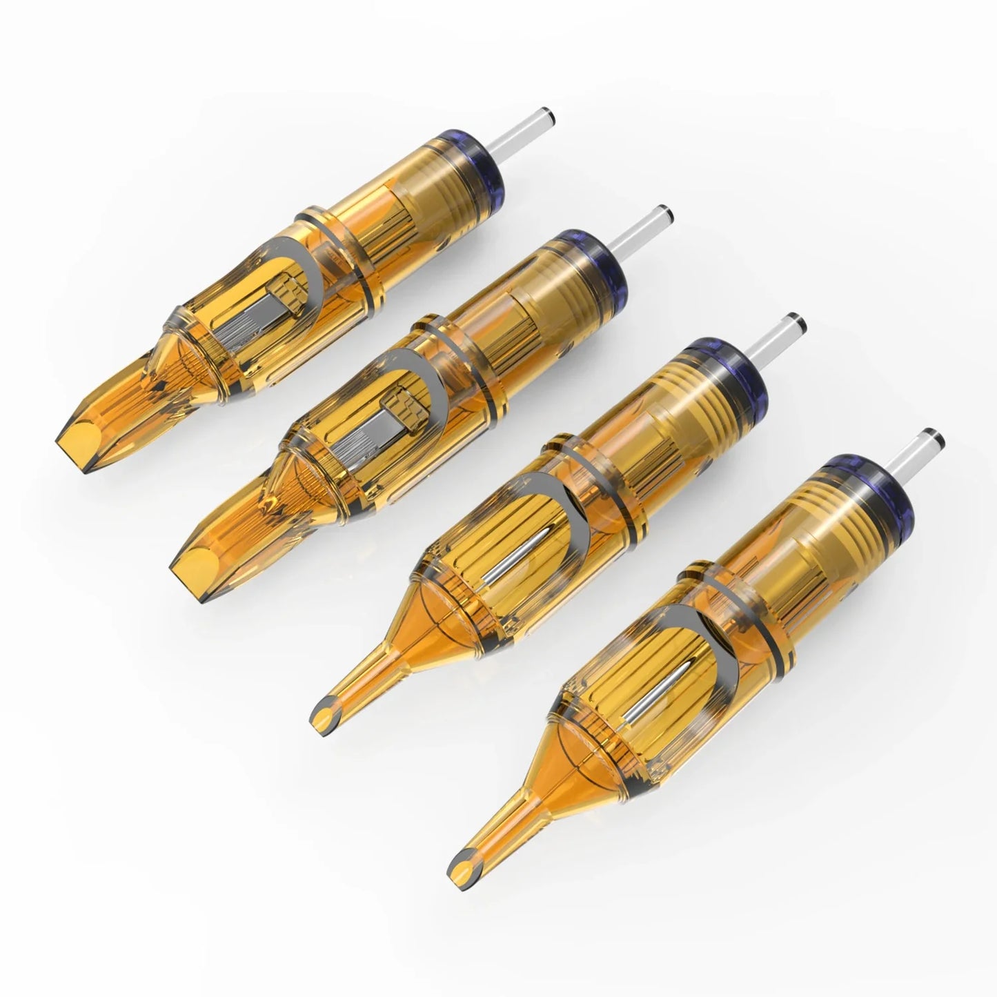 20PCS Yellow Dragonfly Tattoo Cartridge Needles (1,3,5,7,9,11,13,14,15) – RL, RM, RS, M1 for Tattoo Machine Pen Accessories