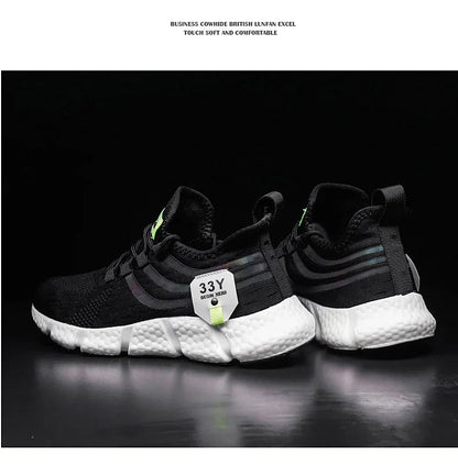2024 Men's Breathable Sneakers – Comfortable Casual Running & Tennis Shoes for Summer