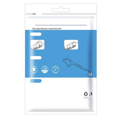 200PCS Dental Floss & Plastic Toothpicks - One-Time Cleaning for Dental Gaps and Oral Care"