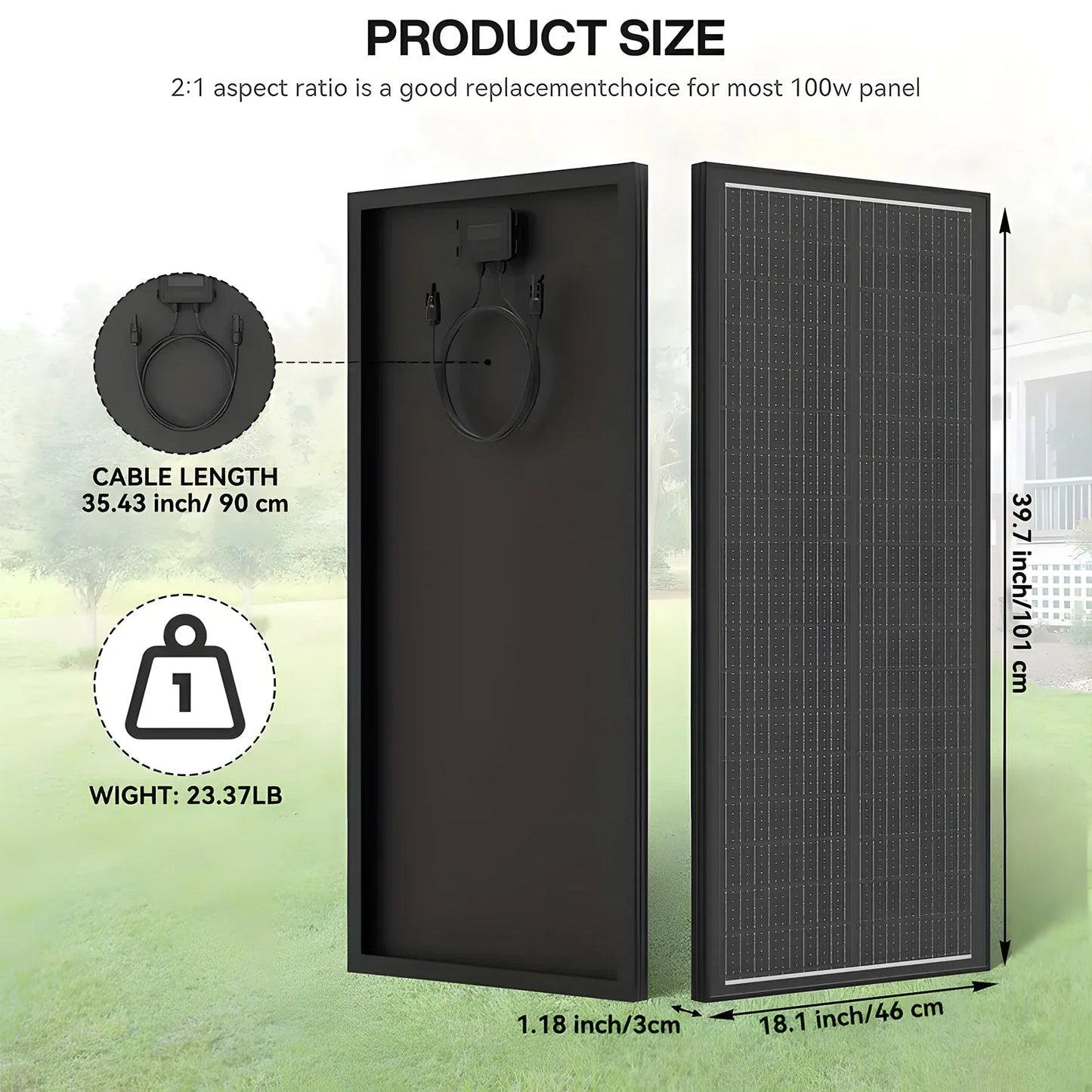 Rvpozwer N-Type Mono Solar Panel - 400W/200W/100W High Efficiency Waterproof Module for RV Marine Yacht Camping & Off Grid Power