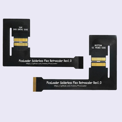 RetroScaler PicoLoader Flex Cable - No-Solder SD2SP2 SDGecko Adapter for GameCube Console