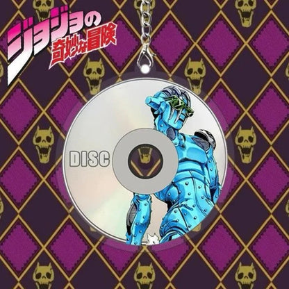 Anime Acrylic Keychain - JoJo Bizarre Adventure Cosplay Figure Charm for Bags, Desk Decor & Holiday Gift