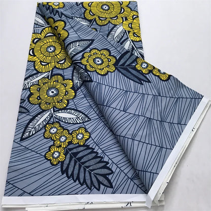 African Wax Print Fabric - Nigerian Ankara Batik Dutch Fabric for Women’s Dresses & Sewing Materials