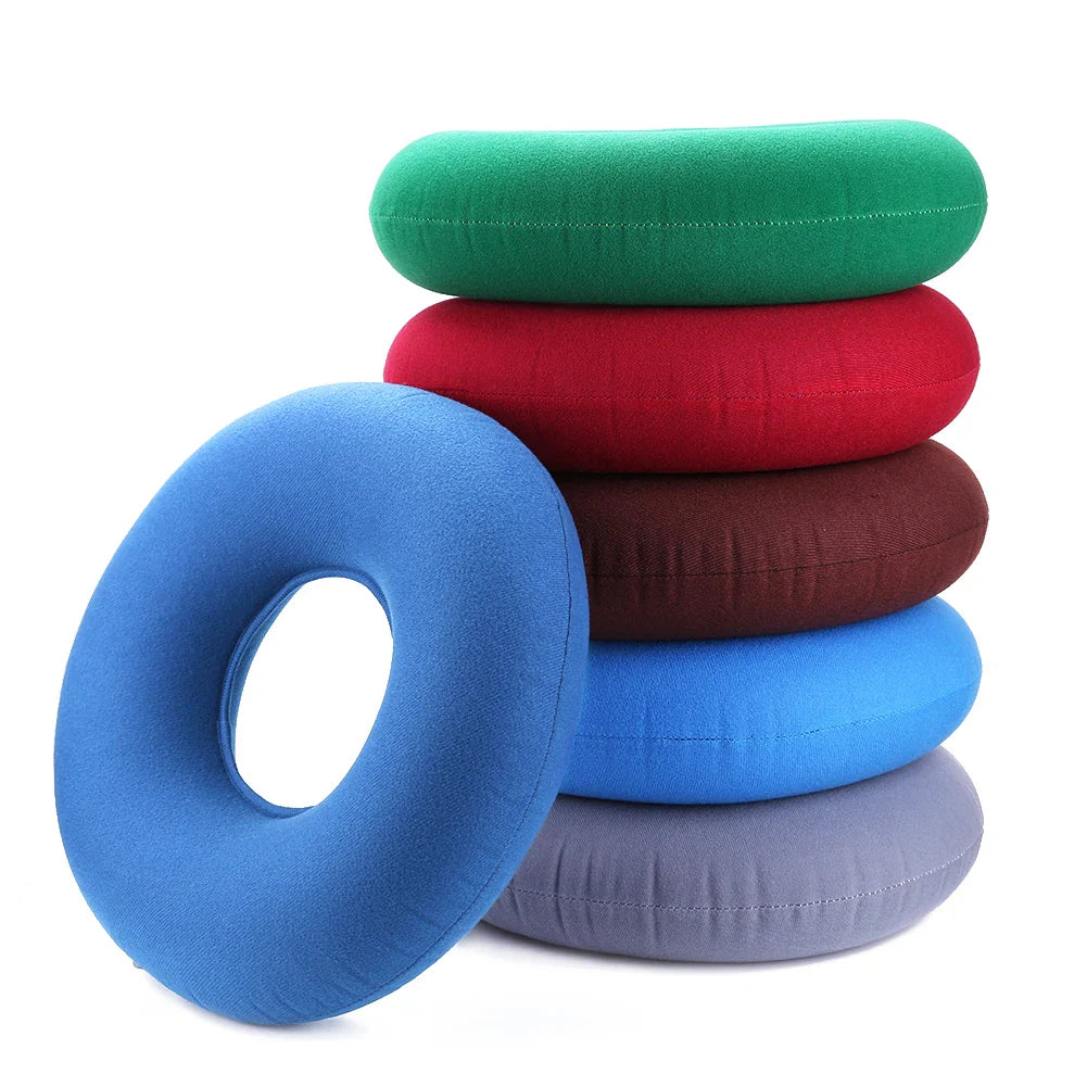 35cm Medical Donut Cushion – Hip Support & Tailbone Pain Relief Seat Pad for Hemorrhoids, Anti-Bedsore Pillow with Pump