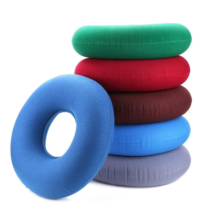 35cm Medical Donut Cushion – Hip Support & Tailbone Pain Relief Seat Pad for Hemorrhoids, Anti-Bedsore Pillow with Pump