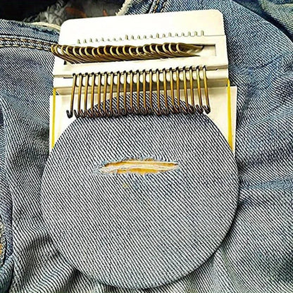 DIY Mini Weaving Loom - Wooden Hand Knitting and Braiding Tool for Creative Patching, Stitching & Crafts