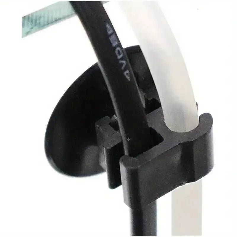 5PCS Aquarium Suction Cup Clips – Double-Headed Tube & Power Line Holders, Filter Wire Organizer for Oxygen Tubing