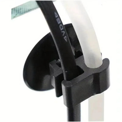 5PCS Aquarium Suction Cup Clips – Double-Headed Tube & Power Line Holders, Filter Wire Organizer for Oxygen Tubing