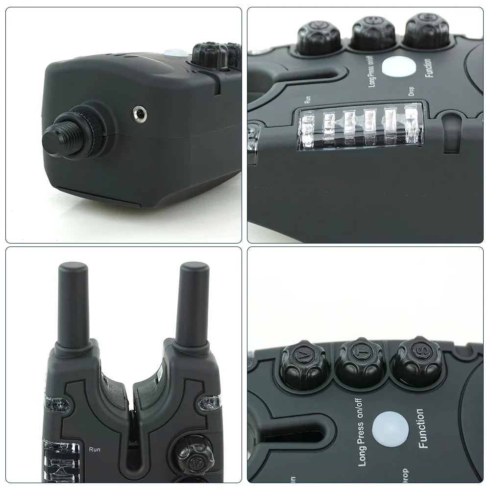Hirisi Carp Fishing Bite Alarm - Adjustable Volume, Tone & Sensitivity LED Indicator B150