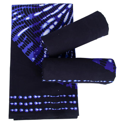 Fashion Ankara African Wax Fabric - 100% Cotton Real Wax Pagne for Long Dresses, Sewing & Crafts