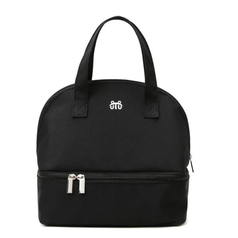 Insulated Double-Layer Mommy Bag — Large Capacity Travel & Picnic Baby Food Handbag