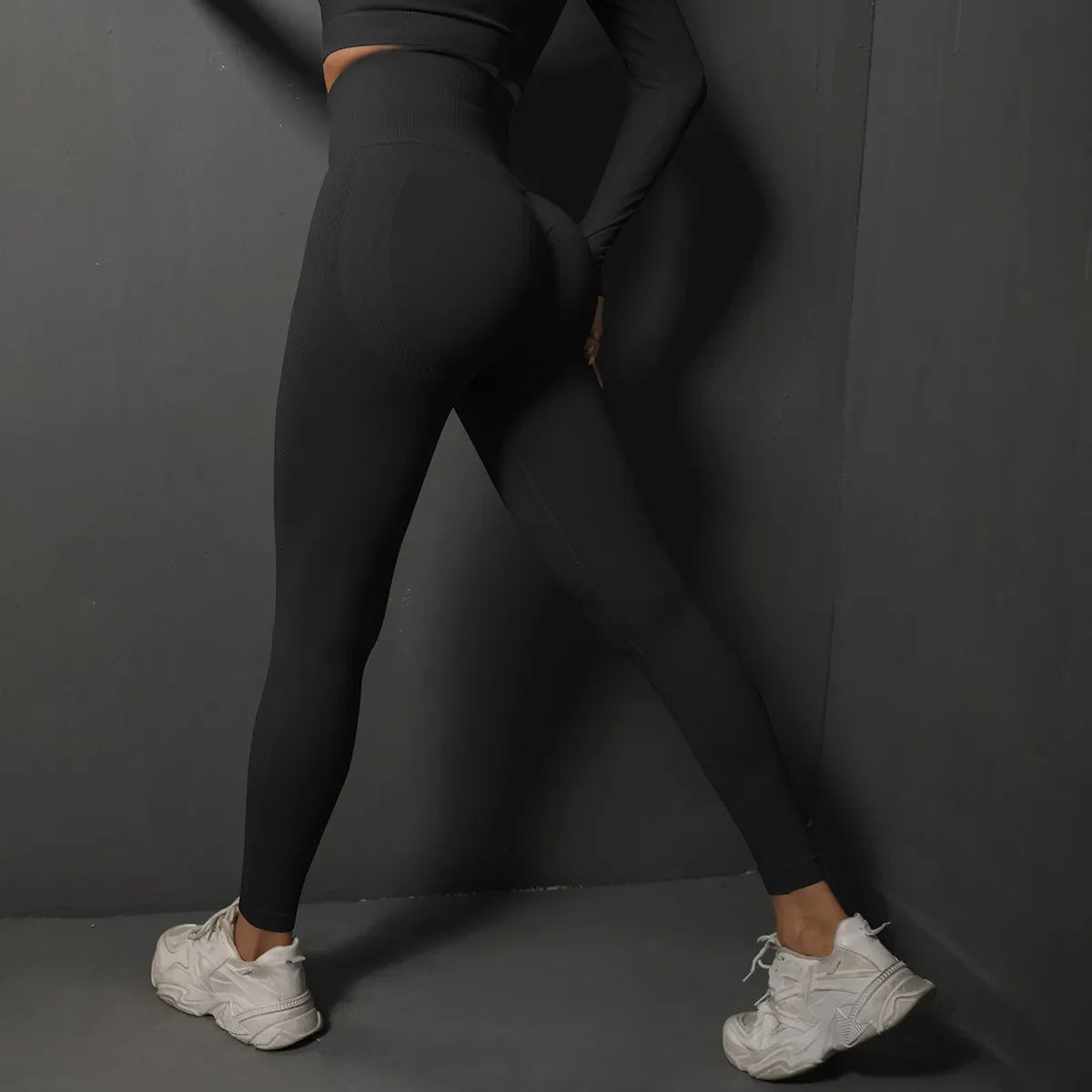 High Waist Women’s Yoga Leggings – Seamless Push-Up Fitness, Running & Gym Pants with Hip Lift and High Elasticity