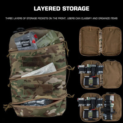 Tactical DELTA SS-Style Backpack – High-Capacity Assault, Medical & Survival Bag for Outdoor, Hunting & Camping