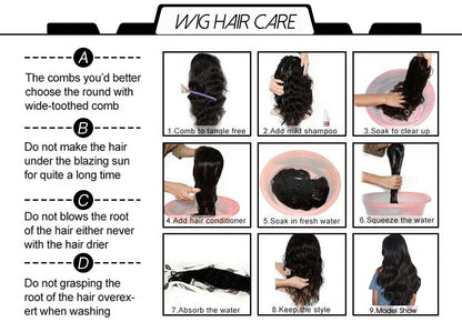 180% Density Body Wave Headband Wig — Brazilian Remy Human Hair, Ready-to-Wear