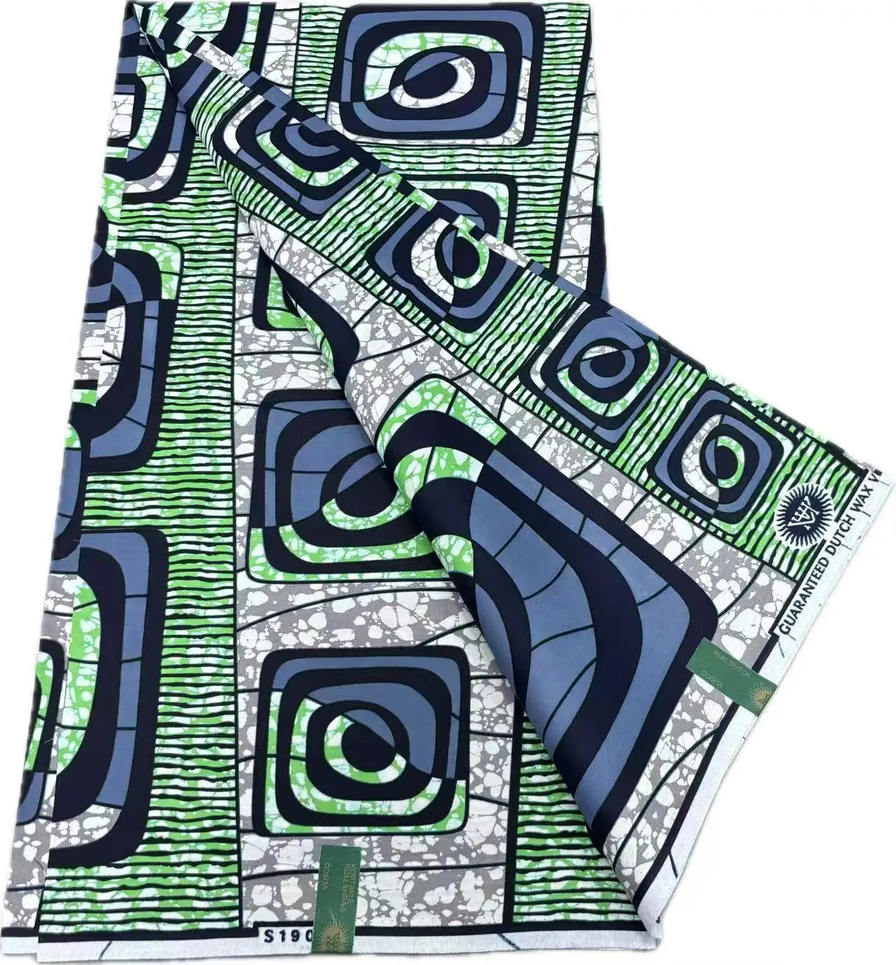 African Ankara Wax Print Fabric - 100% Cotton Batik Material for Sewing & Wholesale 6 Yards
