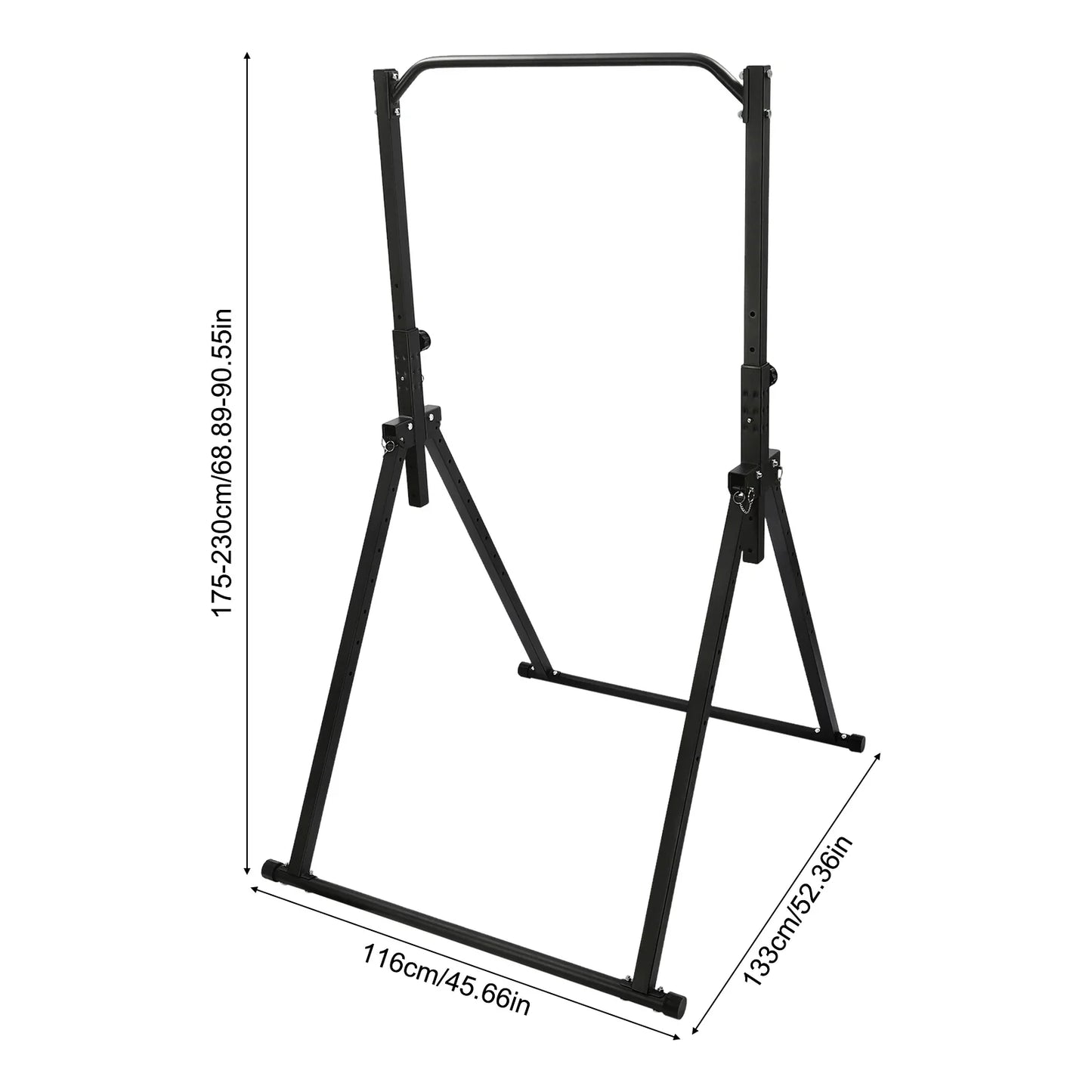 Adjustable Gymnastics Practice Bar – Carbon Steel Horizontal Bar for Home Workouts & Strength Training