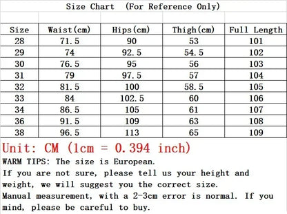 Men’s Elastic Skinny Jeans — Slim Fit Stretch Denim Pencil Pants Streetwear Casual Jogging Trousers Black
