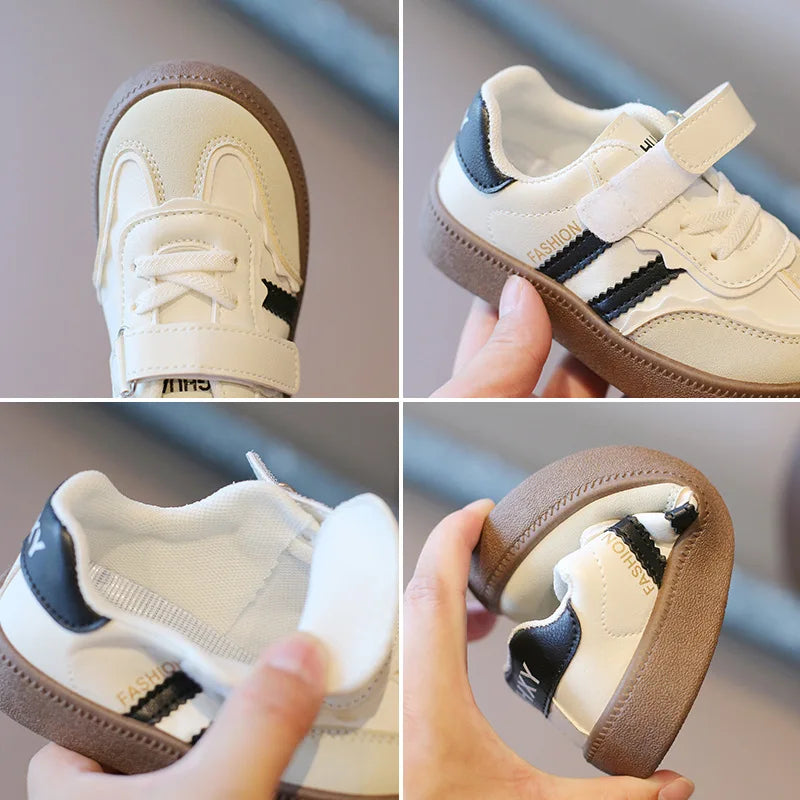2024 Spring Kids Casual Shoes — Boys’ Forrest Gump Style & Girls’ Fashion Board Shoes, Soft Lightweight Sneakers