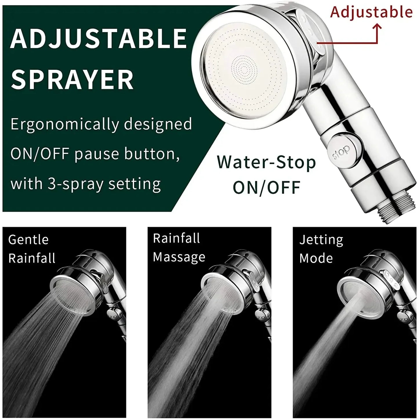 New Faucet Extender & External Shower Head Set – Bathroom Faucet Adapter Attachment for Washbasin