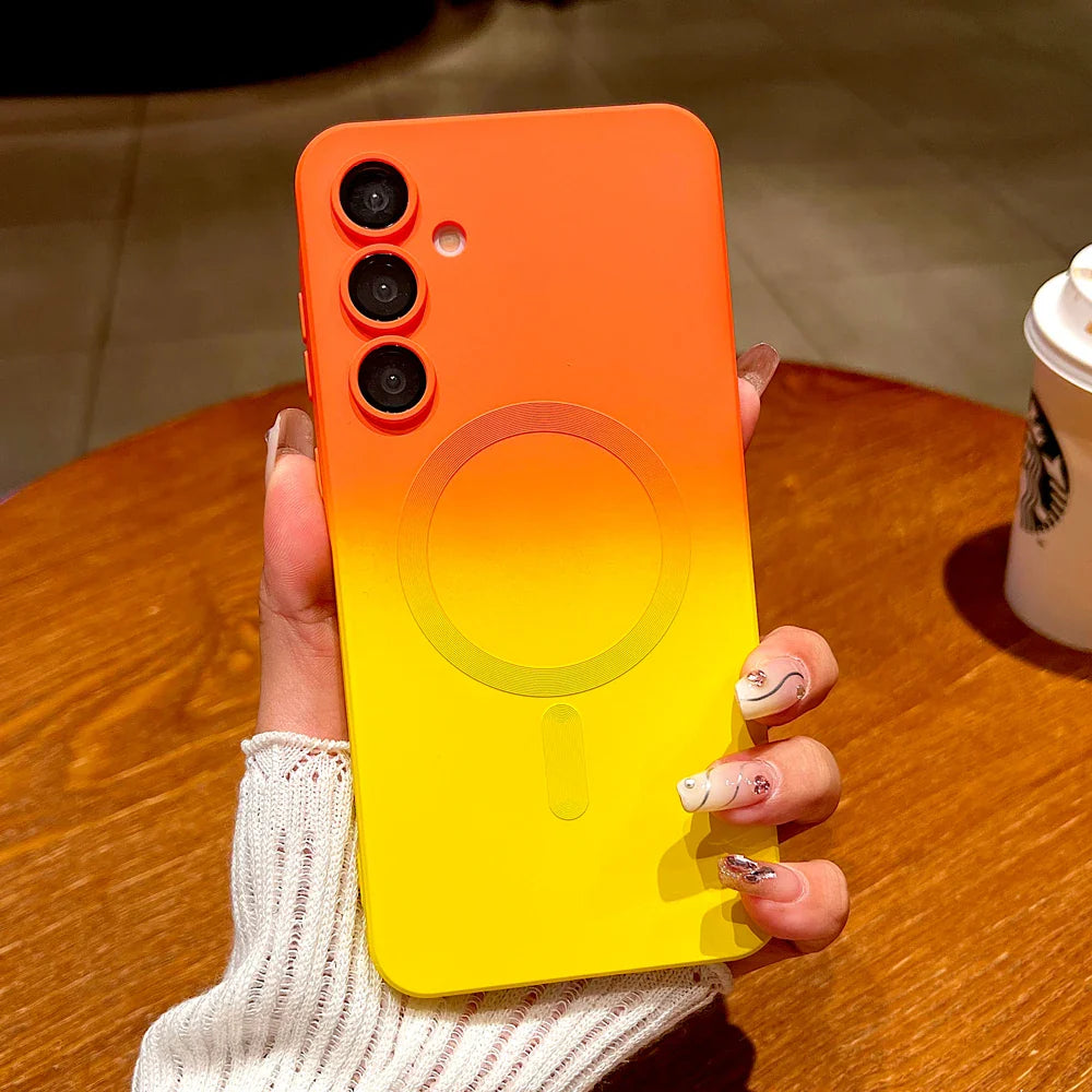 Soft TPU Gradient Phone Case - Magsafe Cover for Samsung Galaxy A Series & S Series 5G Models