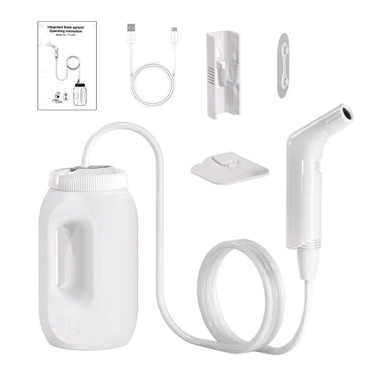 2.5L Portable Electric Bidet | Rechargeable Shataf Hand Sprayer for Personal Hygiene, Travel & Camping