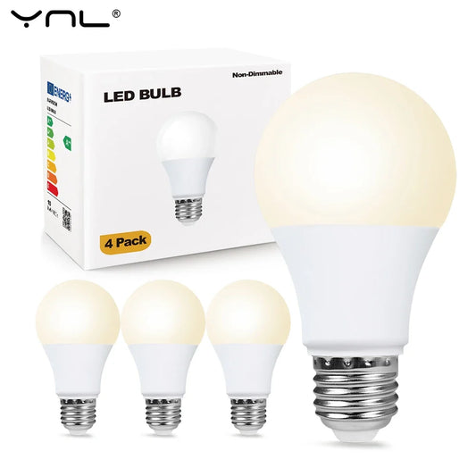 E27 LED Light Bulbs - AC 220V SMD2835 3W–18W Energy Saving Indoor Lamps