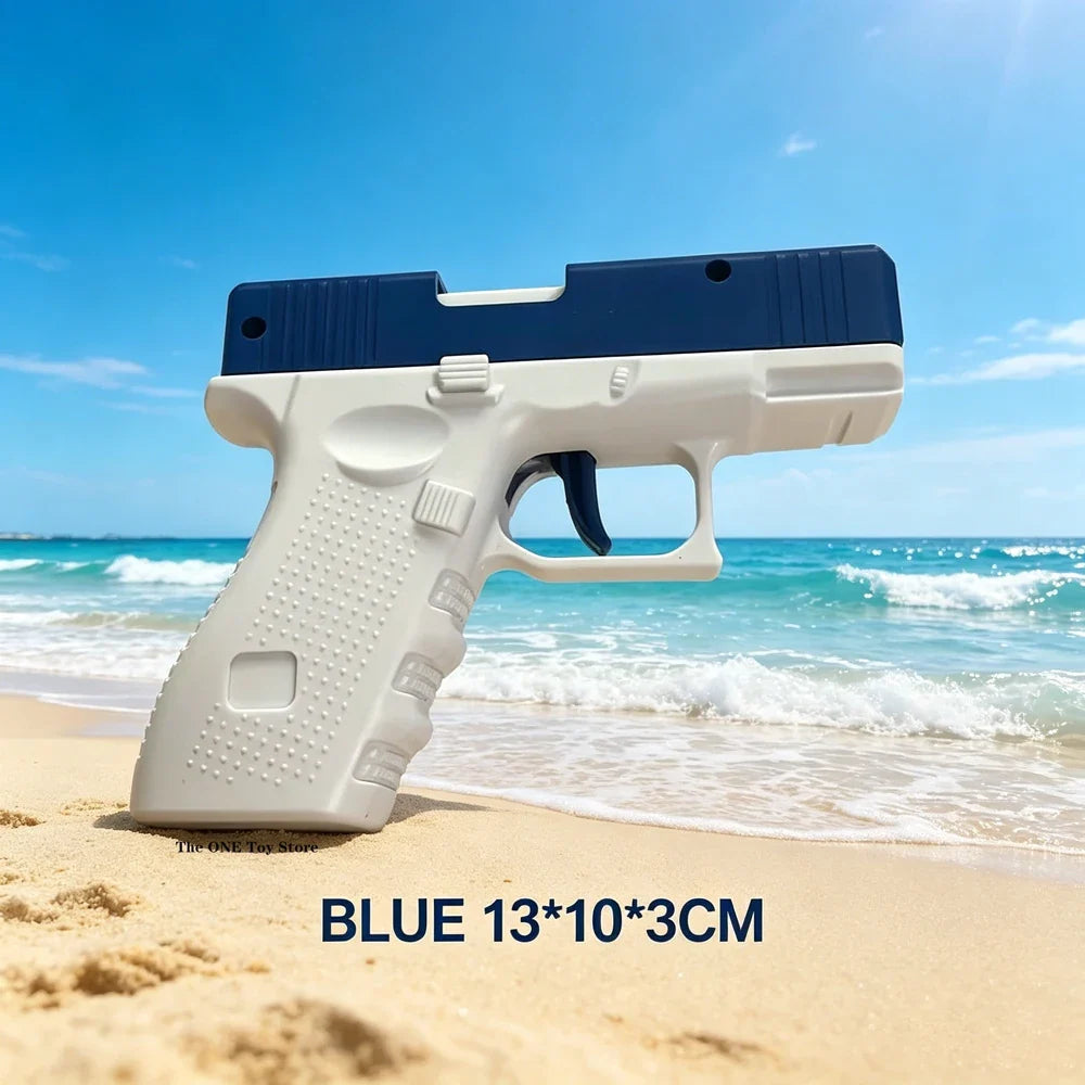 Summer Water Gun - High-Pressure Non-Electric Automatic Water Pistol Beach Toy for Kids