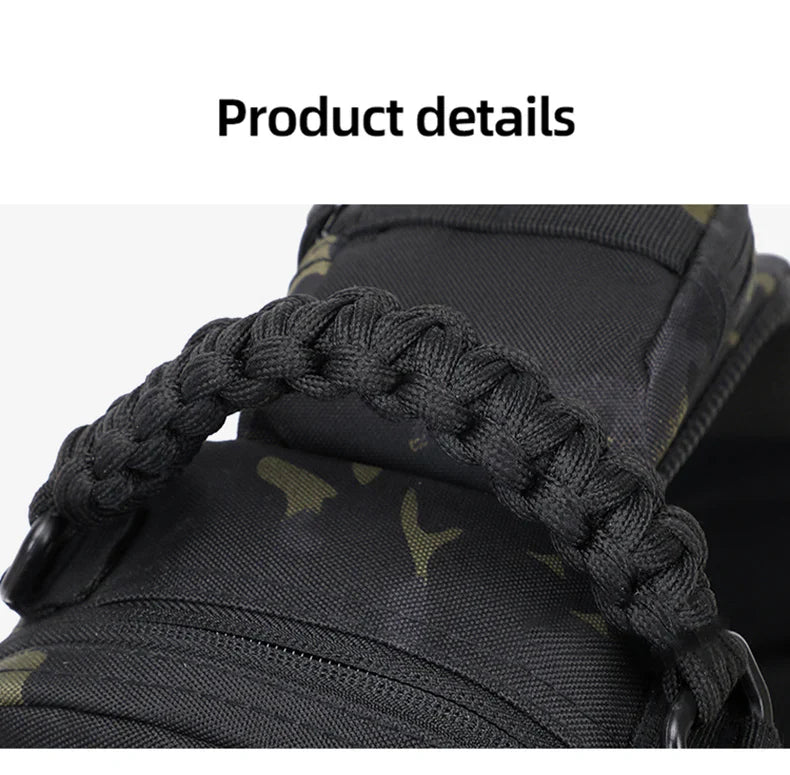 Men’s Tactical Camping Chest Bag – Outdoor MOLLE Sling Shoulder Pack for Hiking, Cycling, Fishing & Climbing