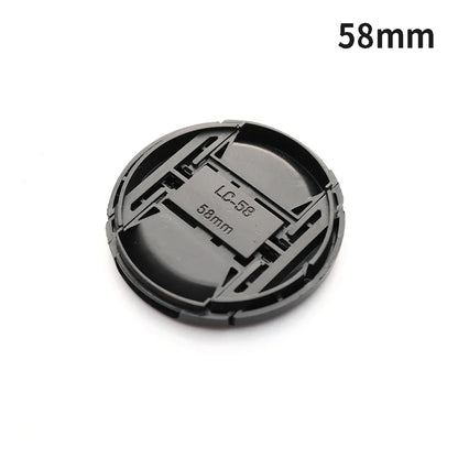 High-Quality Camera Lens Cap – Snap-On Front Lens Caps in 40.5mm, 49mm, 52mm, 55mm, 58mm, 62mm, 67mm, 72mm, 77mm, 82mm